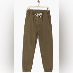 Billabong men’s Rhodes fleece sweatpants medium brown green